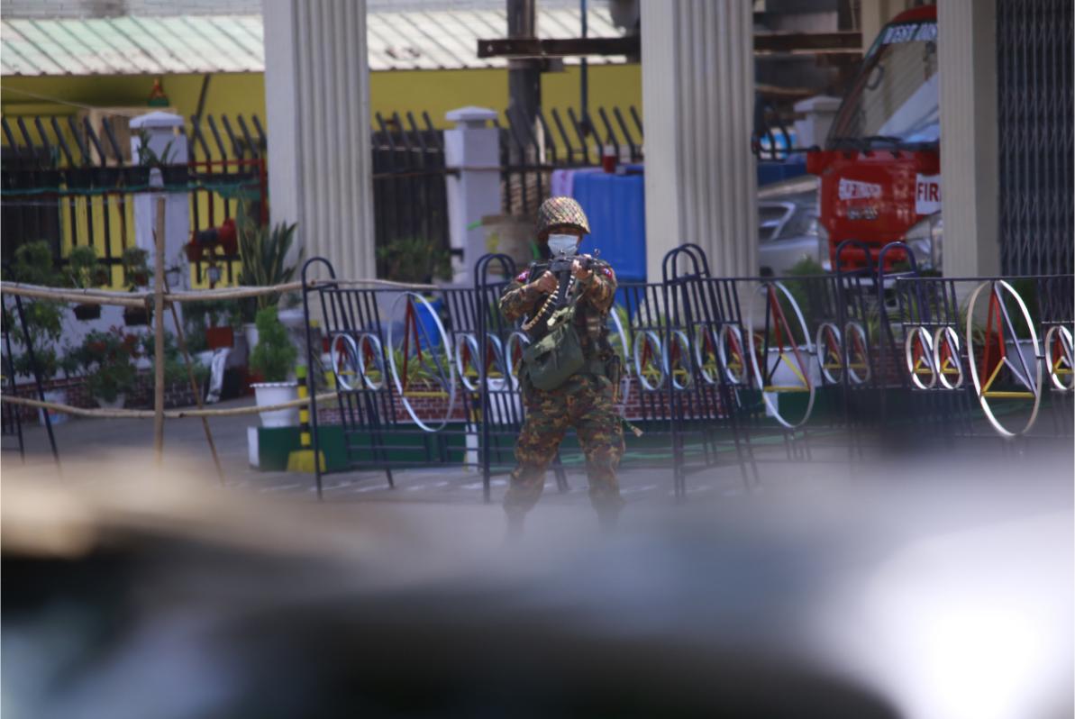 Myanmar soldier © Anonymous Myanmar photographer